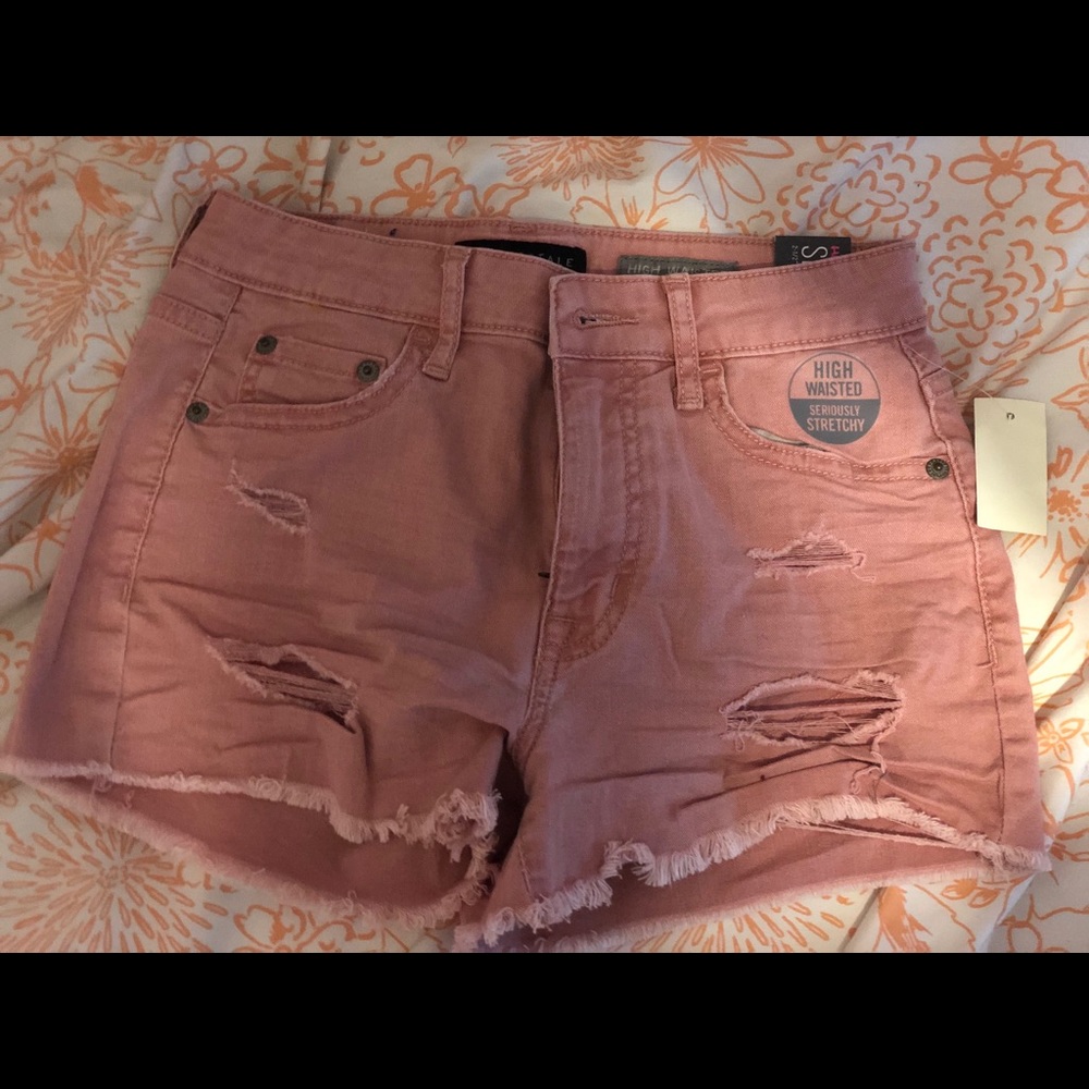 Pink Aeropostale High Waisted Shorties
